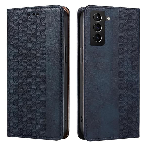 Galaxy A23 4G/5G Plånboksfodral Magnet Strap Kickstand - Blå
