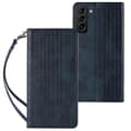 Miniatyrbild 1 av 11: Galaxy A23 4G/5G Plånboksfodral Magnet Strap Kickstand - Blå