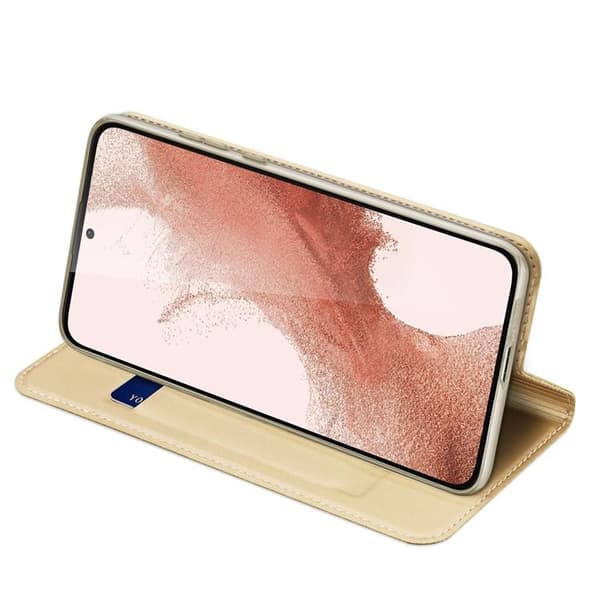 Dux Ducis Galaxy S23 Plus Plånboksfodral Skin Series - Guld
