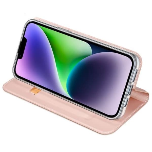Dux Ducis iPhone 15 Plus Plånboksfodral Skin Pro - Rosa