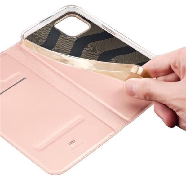 Dux Ducis iPhone 15 Plus Plånboksfodral Skin Pro - Rosa