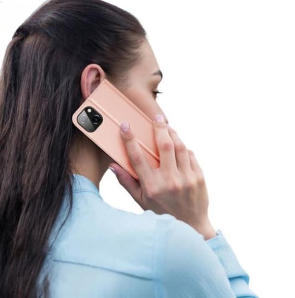 Dux Ducis iPhone 15 Plus Plånboksfodral Skin Pro - Rosa