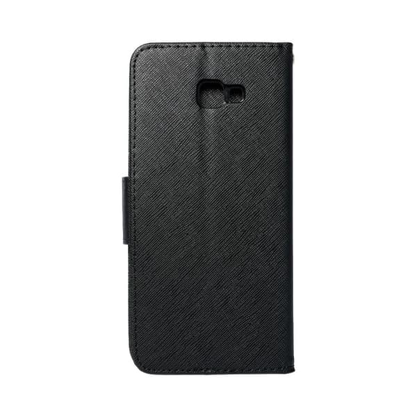 Galaxy J4 Plus Plånboksfodral Fancy Eco Läder - Svart