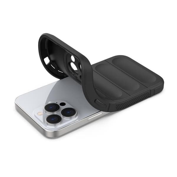 iPhone 13 Pro Skal Elastic Armored Magic Shield - svart