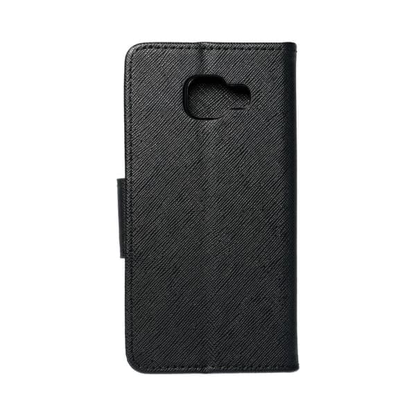 Galaxy A3 (2016) Plånboksfodral Fancy Eco Läder - Svart