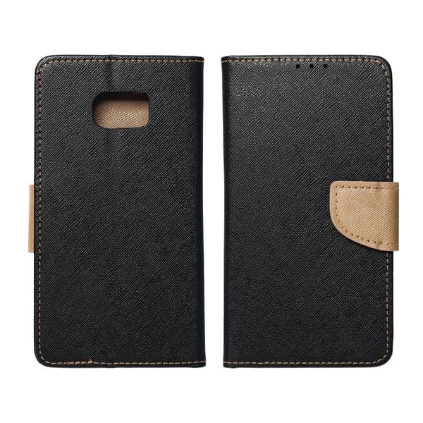 Galaxy M23 5G Plånboksfodral Fancy Eco Läder - Svart/- Guld