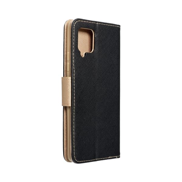 Galaxy M23 5G Plånboksfodral Fancy Eco Läder - Svart/- Guld