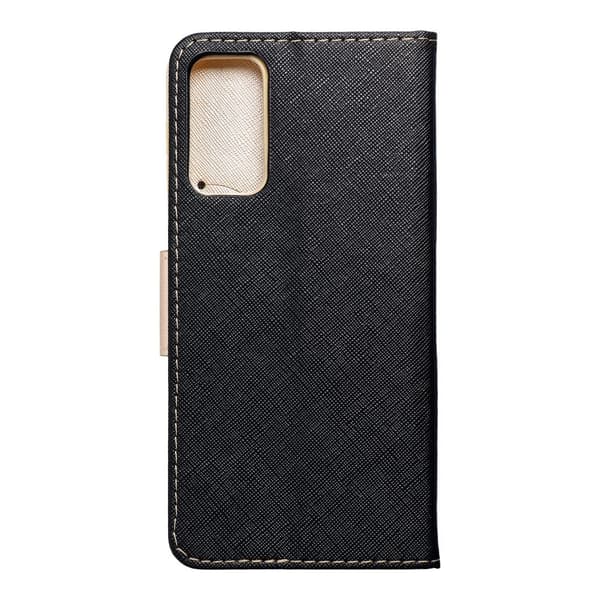 Galaxy M23 5G Plånboksfodral Fancy Eco Läder - Svart/- Guld