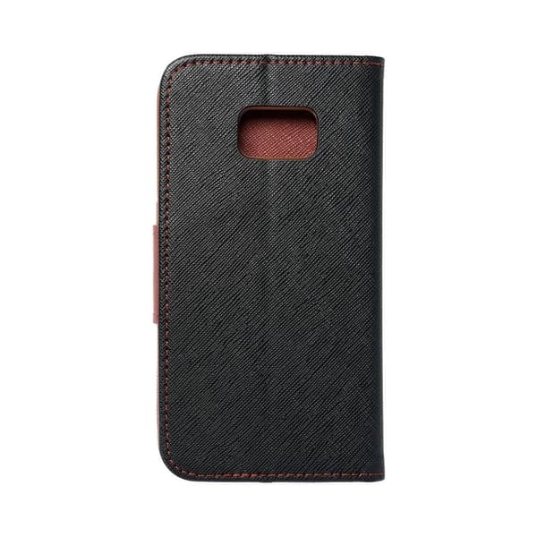 Galaxy S7 Plånboksfodral Fancy Eco Läder - Svart