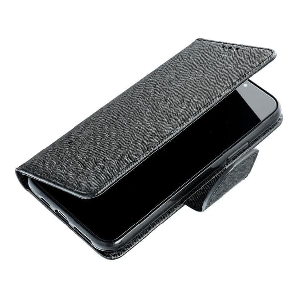 Galaxy A10 Plånboksfodral Fancy Eco Läder - Svart