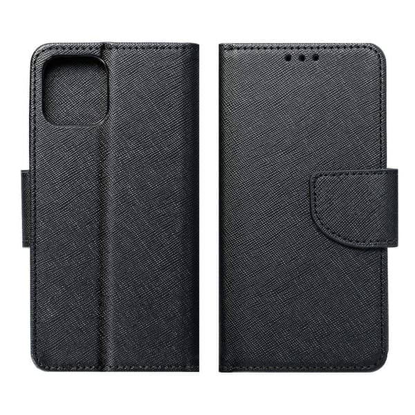 Galaxy A10 Plånboksfodral Fancy Eco Läder - Svart