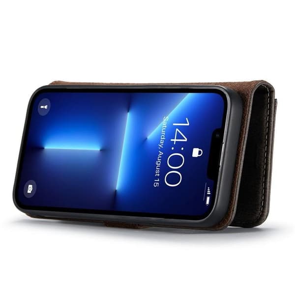 DG.MING iPhone 15 Pro Max Plånboksfodral Äkta Läder 2in1