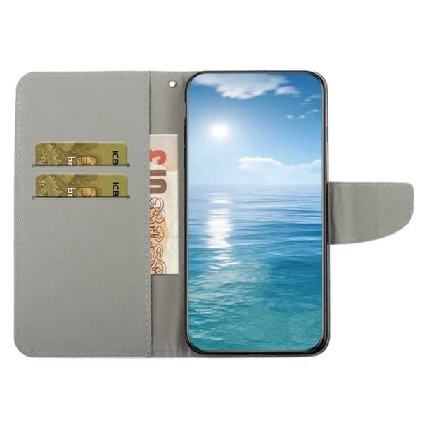 Galaxy A14 5G/4G Plånboksfodral Mönster - Pingvin