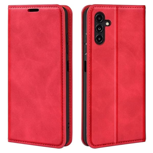 Galaxy A14 5G/4G Plånboksfodral Skyddat - Röd