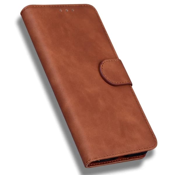 iPhone 15 Plus Plånboksfodral Praktiskt - Brun