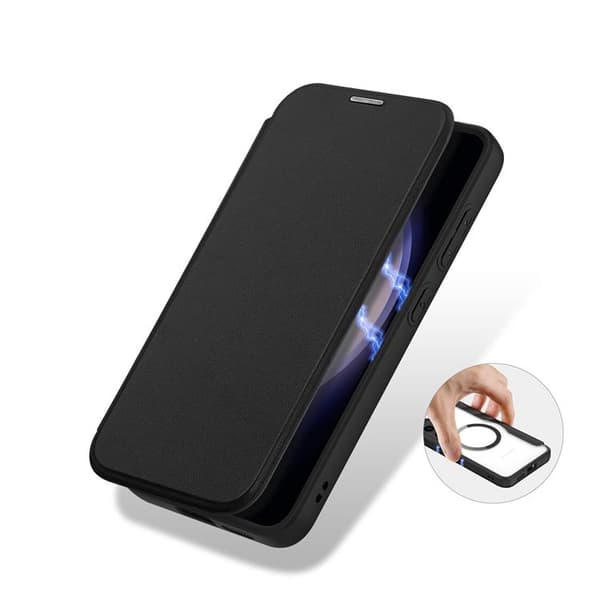 Dux Ducis Galaxy S24 Plus Plånboksfodral Magsfae Skin X Pro - Svart