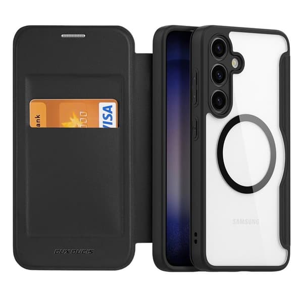 Dux Ducis Galaxy S24 Plus Plånboksfodral Magsfae Skin X Pro - Svart