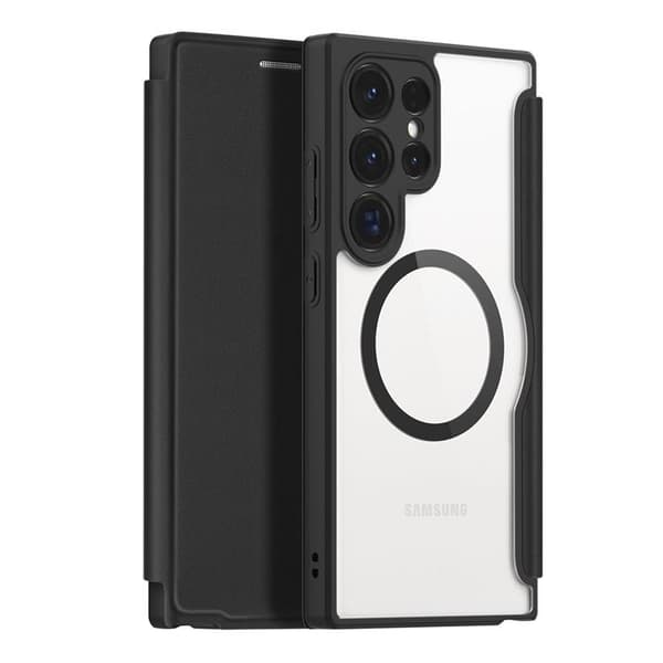 Dux Ducis Galaxy S24 Ultra Plånboksfodral Magsfae Skin X Pro - Svart