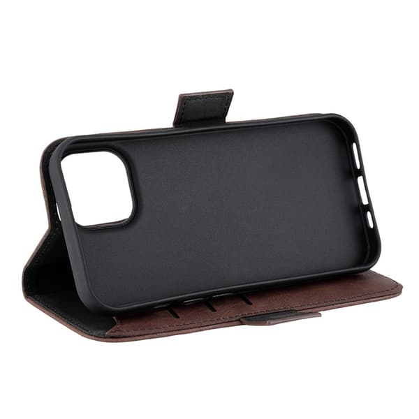 Gear iPhone 15 Plus Plånboksfodral Magsafe 3 Kortfack - Brun