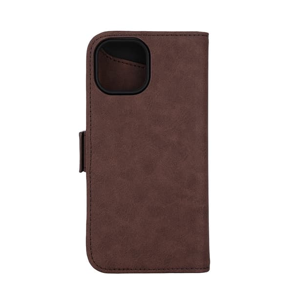 Gear iPhone 15 Plus Plånboksfodral Magsafe 3 Kortfack - Brun
