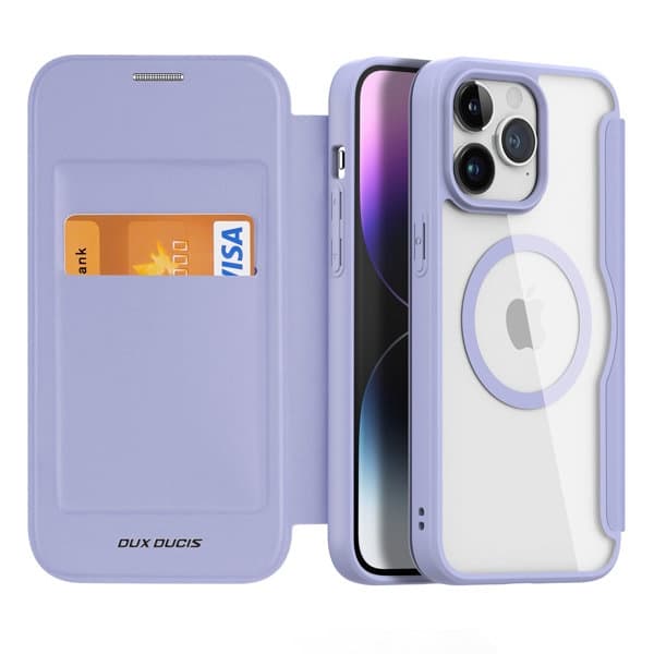 Dux Ducis iPhone 15 Pro Max Plånboksfodral Magsfae Skin X Pro