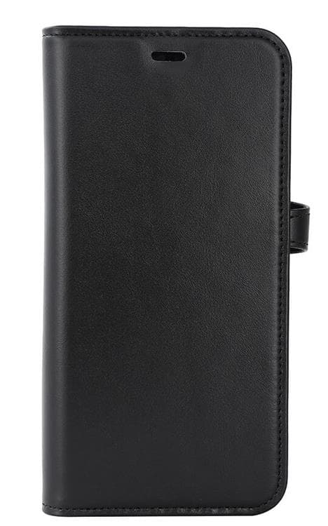BUFFALO äkta läder iPhone 15 Pro Max Plånboksfodral Magsafe 3 Slots - Svart