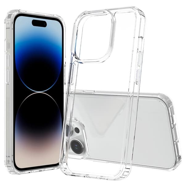 BOOM iPhone 15 Pro Mobilskal Acrylic TPU - Clear