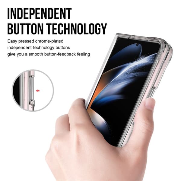 Galaxy Z Fold 5 Mobilskal Anti-drop - Transparent
