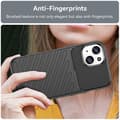 Miniatyrbild 6 av 8: iPhone 15 Mobilskal Twill Thunder - Svart