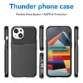 Miniatyrbild 8 av 8: iPhone 15 Mobilskal Twill Thunder - Svart