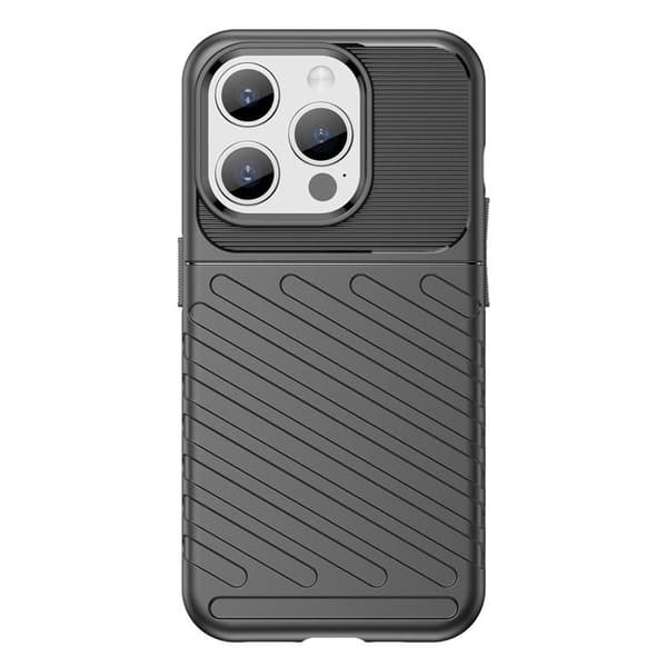 iPhone 15 Pro Mobilskal Twill Thunder - Svart