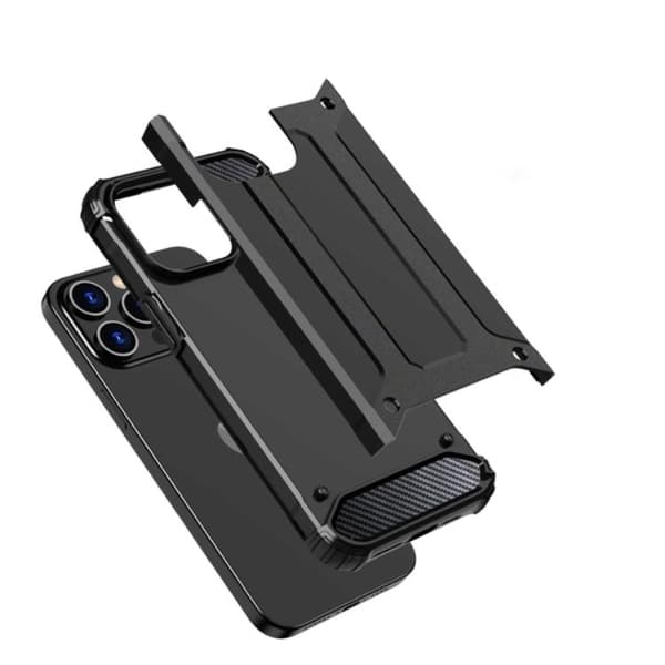 iPhone 15 Pro Mobilskal Hybrid Armor - Blå
