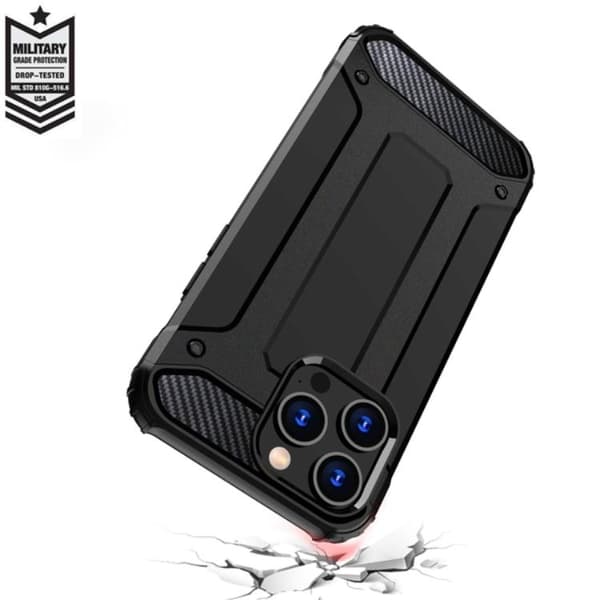 iPhone 15 Pro Mobilskal Hybrid Armor - Blå