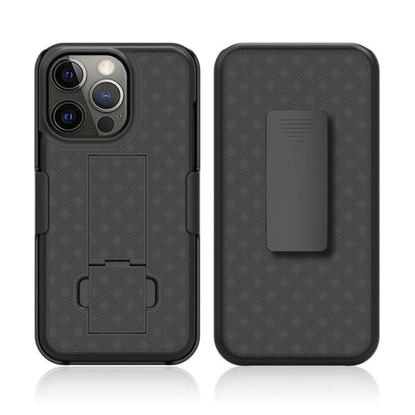 iPhone 15 Plus Mobilskal Holster - Svart