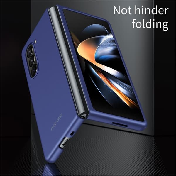 Galaxy Z Fold 5 Mobilskal Rubberized - Lila
