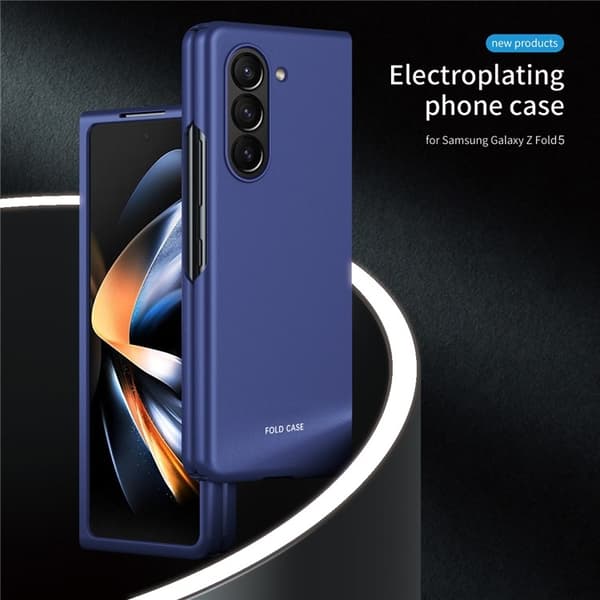 Galaxy Z Fold 5 Mobilskal Rubberized - Lila