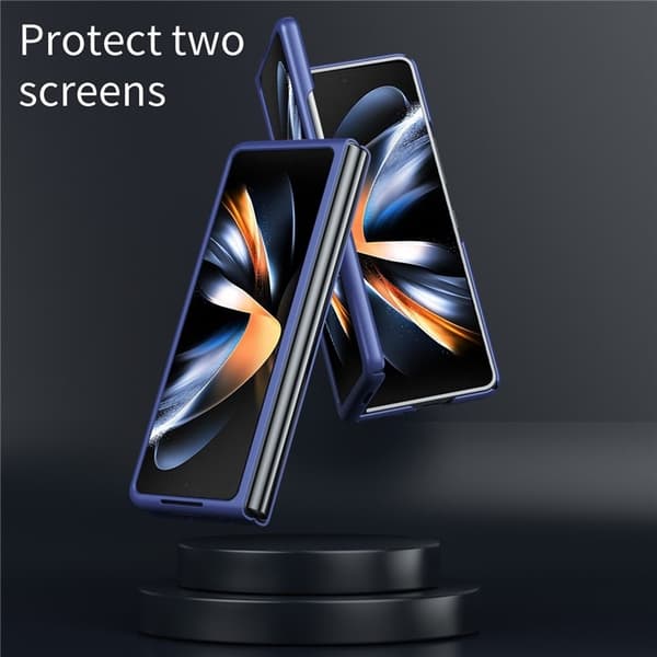 Galaxy Z Fold 5 Mobilskal Rubberized - Lila