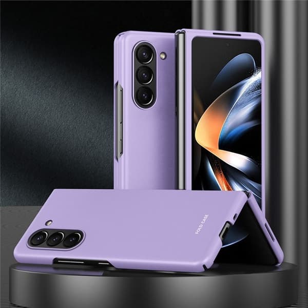 Galaxy Z Fold 5 Mobilskal Rubberized - Lila