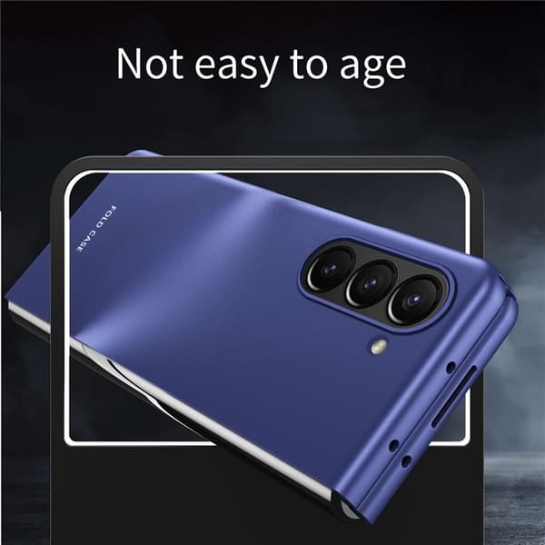 Galaxy Z Fold 5 Mobilskal Rubberized - Lila
