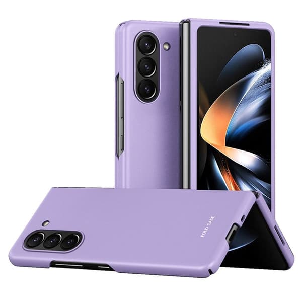 Galaxy Z Fold 5 Mobilskal Rubberized - Lila