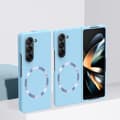 Miniatyrbild 2 av 6: Galaxy Z Fold 5 Mobilskal Magsafe Skin-touch PC Slim - Babyblå
