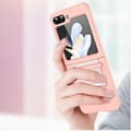 Miniatyrbild 5 av 7: Galaxy Z Flip 5 Mobilskal Retractable Strap Hinge - Rosa