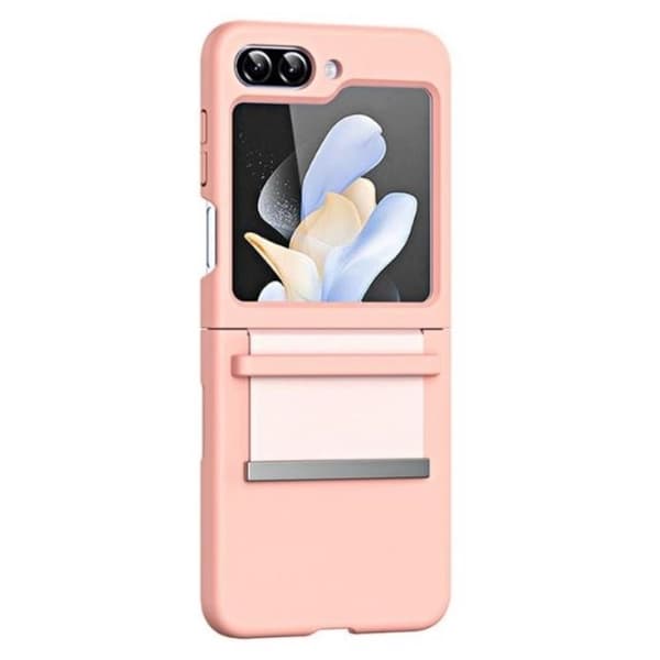 Galaxy Z Flip 5 Mobilskal Retractable Strap Hinge - Rosa