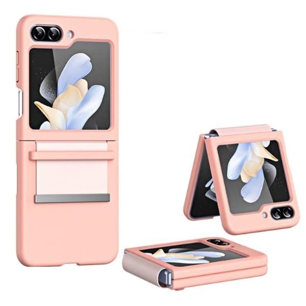 Galaxy Z Flip 5 Mobilskal Retractable Strap Hinge - Rosa
