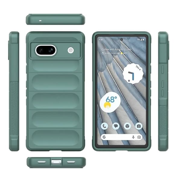 Google Pixel 7A Mobilskal Flexibelt - Grön