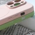 Miniatyrbild 3 av 7: iPhone 15 Plus Mobilskal MagSafe Silikon - Ljusblå