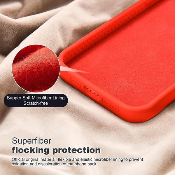 iPhone 15 Mobilskal Magsafe Liquid Silikon - Röd