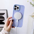 Miniatyrbild 2 av 7: iPhone 15 Mobilskal MagSafe Magnetic Matte - Lila