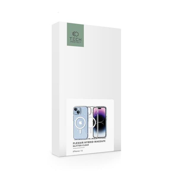 Tech-Protect iPhone 15 Pro Mobilskal Magsafe Flexair Hybrid