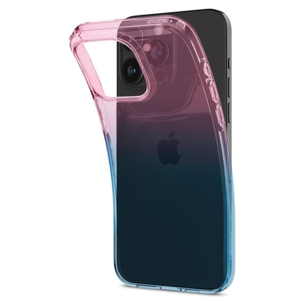 Spigen iPhone 15 Pro Mobilskal Liquid Crystal - Gradation Rosa